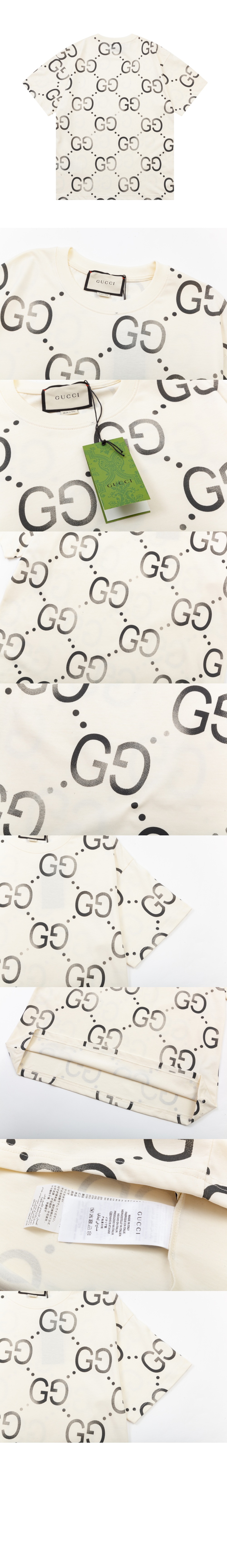 미러급레플리카사이트 | 명품레플리카 전문 쇼핑몰  | 퍼스트원 - 로고 프린트 반팔 > 구찌