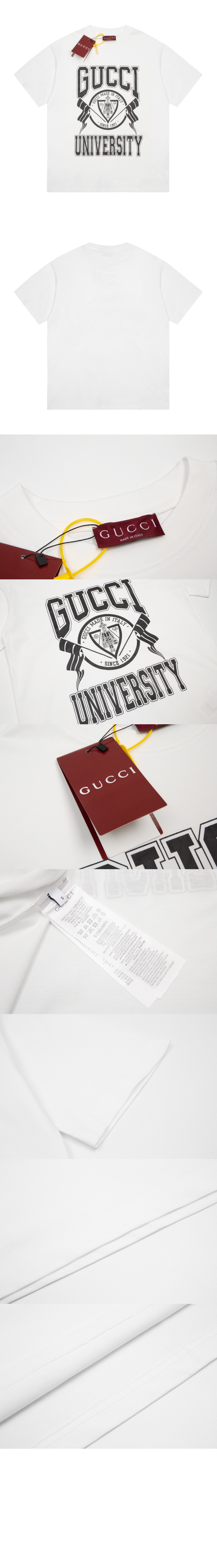 미러급레플리카사이트 | 명품레플리카 전문 쇼핑몰  | 퍼스트원 - 로고 프린트 반팔 > 구찌