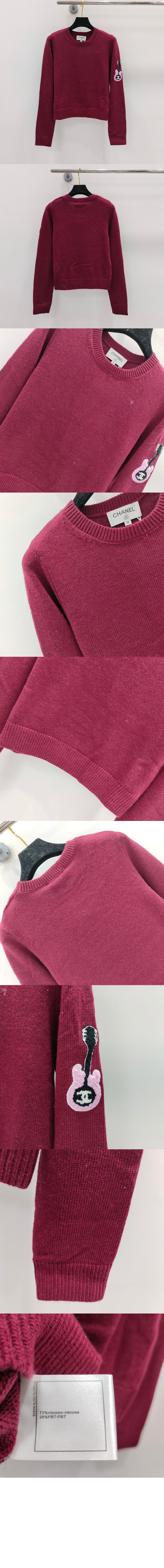 미러급레플리카사이트 | 명품레플리카 전문 쇼핑몰  | 퍼스트원 - 프린트 니트 톱 > 샤넬