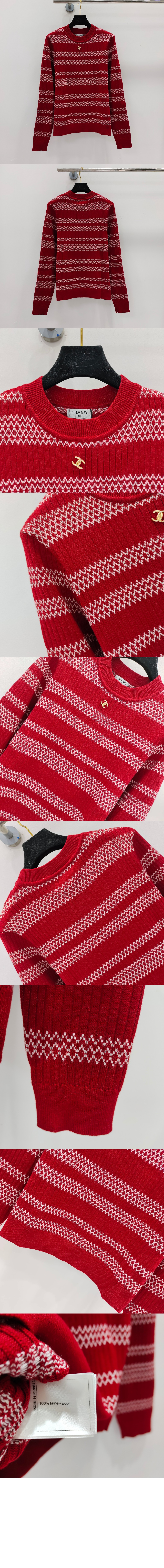 미러급레플리카사이트 | 명품레플리카 전문 쇼핑몰  | 퍼스트원 - 프린트 니트 톱 > 샤넬