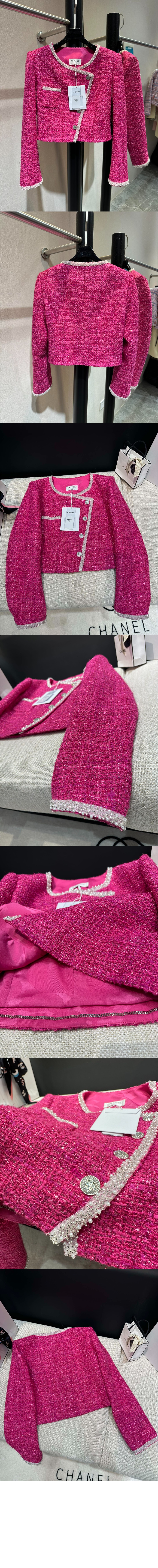 미러급레플리카사이트 | 명품레플리카 전문 쇼핑몰  | 퍼스트원 - 로고 쇼트 코트 > 샤넬