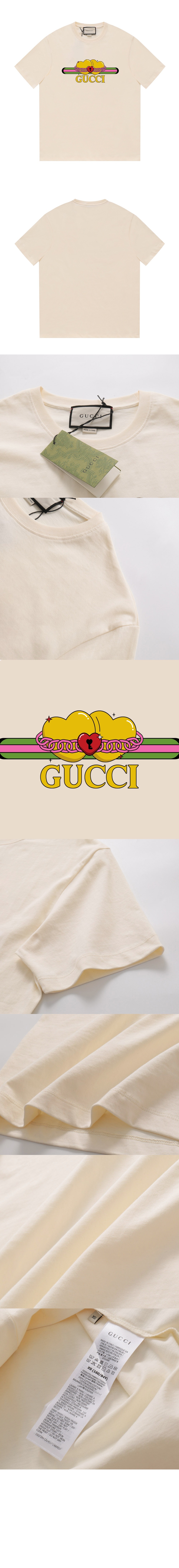 미러급레플리카사이트 | 명품레플리카 전문 쇼핑몰  | 퍼스트원 - 로고 프린트 반팔 > 구찌