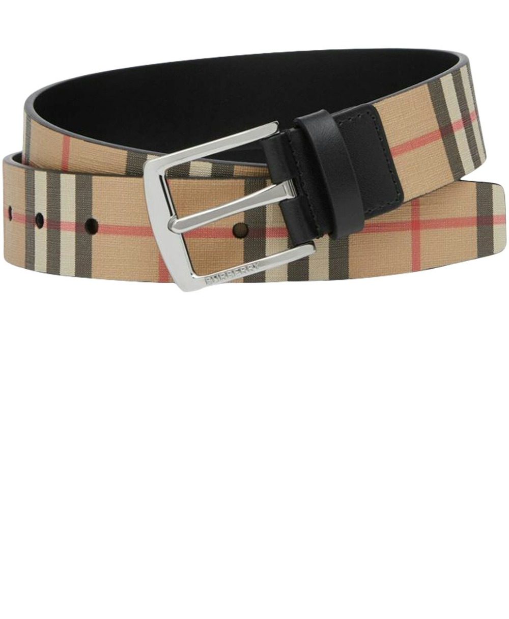미러급레플리카사이트 | 명품레플리카 전문 쇼핑몰  | 퍼스트원 - 빈티지 체크 및 가죽 벨트  80527821 > 버버리
