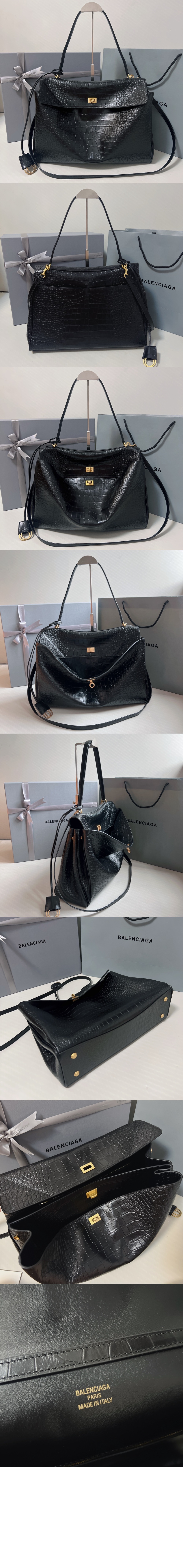 미러급레플리카사이트 | 명품레플리카 전문 쇼핑몰  | 퍼스트원 - 로데오 라지 크로커다일 엠보싱 핸드백 789744 > 발렌시아가