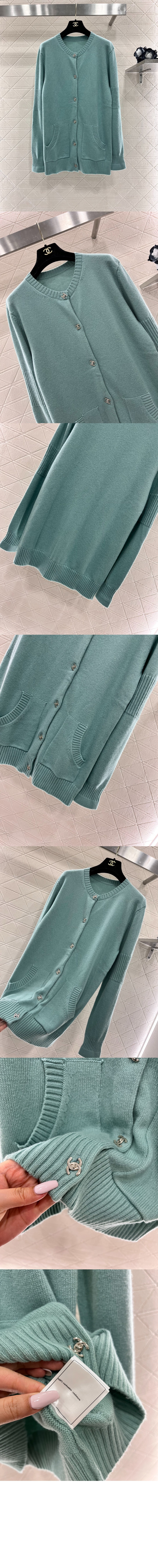 미러급레플리카사이트 | 명품레플리카 전문 쇼핑몰  | 퍼스트원 - 로고 니트 코트 > 샤넬