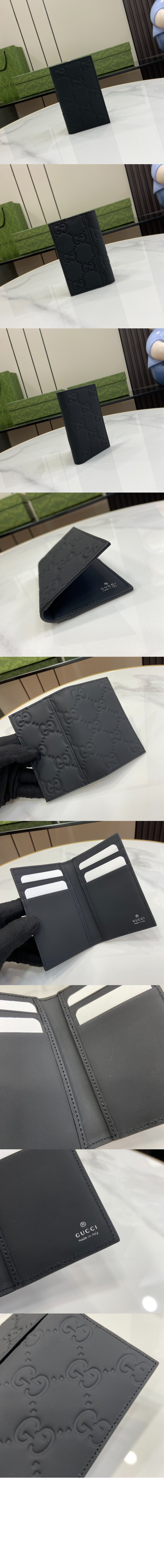 미러급레플리카사이트 | 명품레플리카 전문 쇼핑몰  | 퍼스트원 - GG 러버 효과 롱 카드 케이스 771317 > 구찌