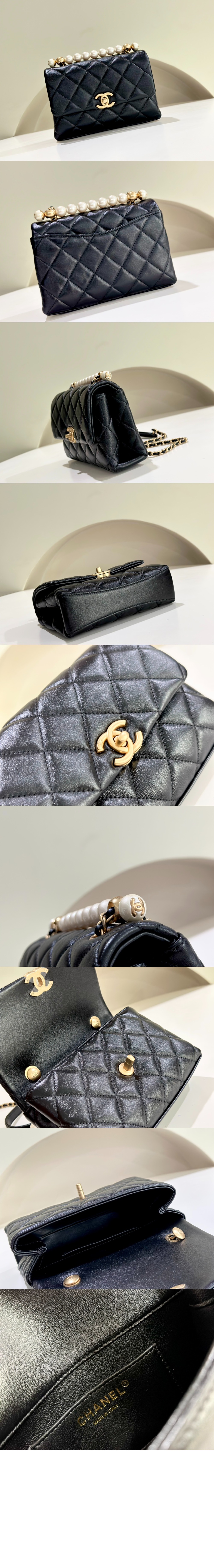 미러급레플리카사이트 | 명품레플리카 전문 쇼핑몰  | 퍼스트원 - 핸들 장식의 미니 플랩백 AS5001 > 샤넬