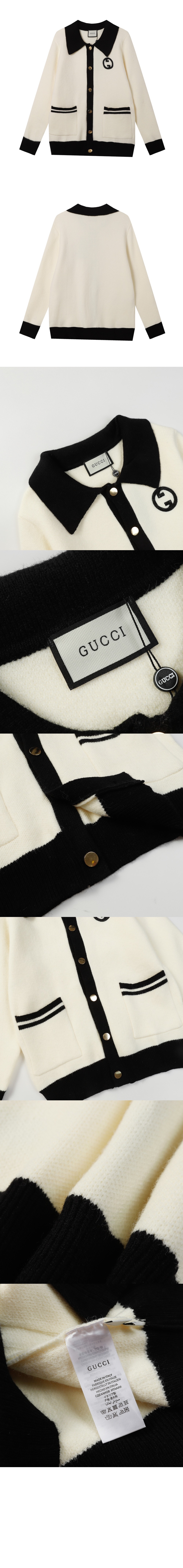 미러급레플리카사이트 | 명품레플리카 전문 쇼핑몰  | 퍼스트원 - 로고 니트 코트 > 구찌