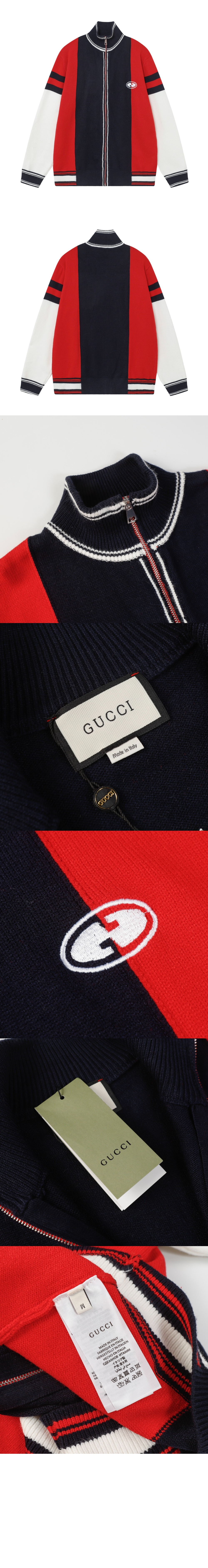 미러급레플리카사이트 | 명품레플리카 전문 쇼핑몰  | 퍼스트원 - 로고 니트 코트 > 구찌