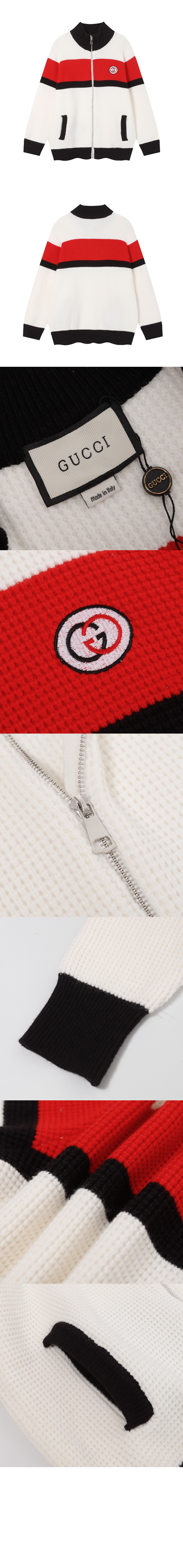 미러급레플리카사이트 | 명품레플리카 전문 쇼핑몰  | 퍼스트원 - 로고 니트 코트 > 구찌