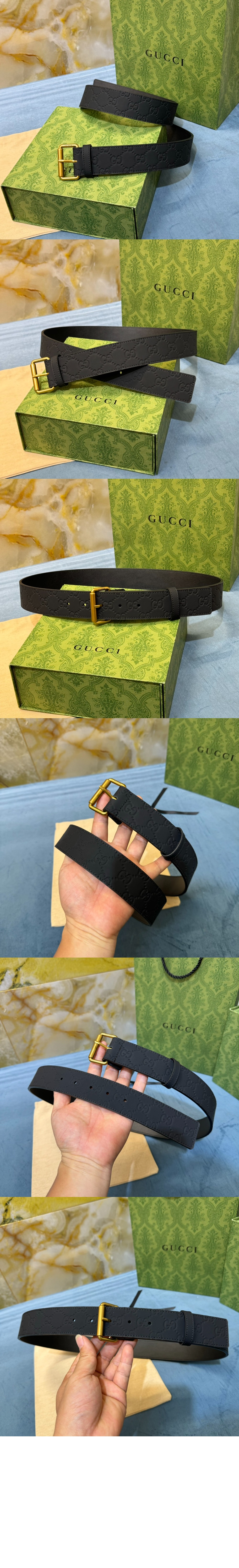 미러급레플리카사이트 | 명품레플리카 전문 쇼핑몰  | 퍼스트원 - GG 러버 효과 벨트 771297 > 구찌