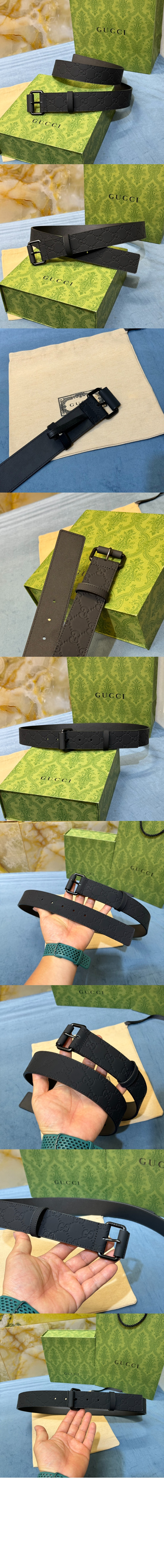 미러급레플리카사이트 | 명품레플리카 전문 쇼핑몰  | 퍼스트원 - GG 러버 효과 벨트 771297 > 구찌