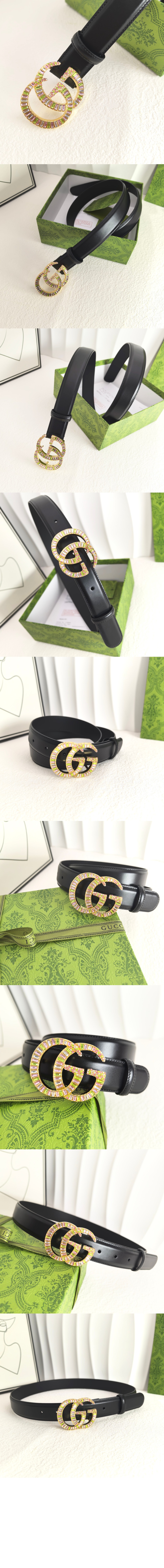 미러급레플리카사이트 | 명품레플리카 전문 쇼핑몰  | 퍼스트원 - 지그마몽 크리스털 벨트 795563 > 구찌