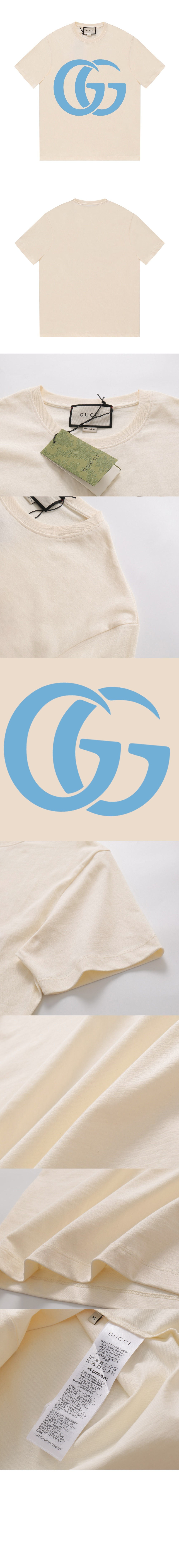 미러급레플리카사이트 | 명품레플리카 전문 쇼핑몰  | 퍼스트원 - 로고 프린트 반팔 > 구찌