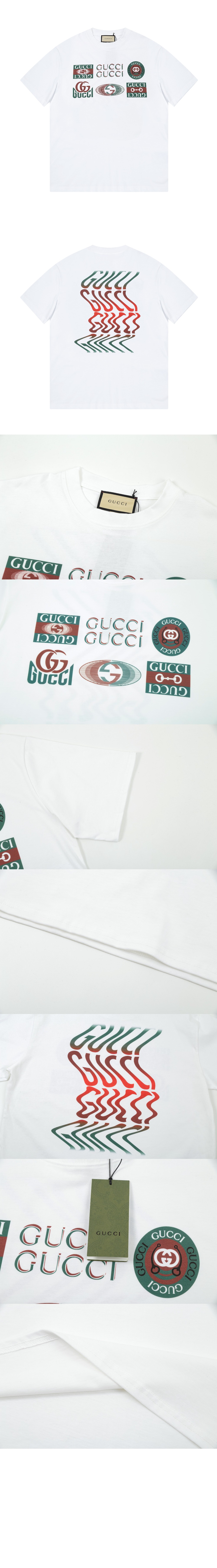 미러급레플리카사이트 | 명품레플리카 전문 쇼핑몰  | 퍼스트원 - 로고 프린트 반팔 > 구찌