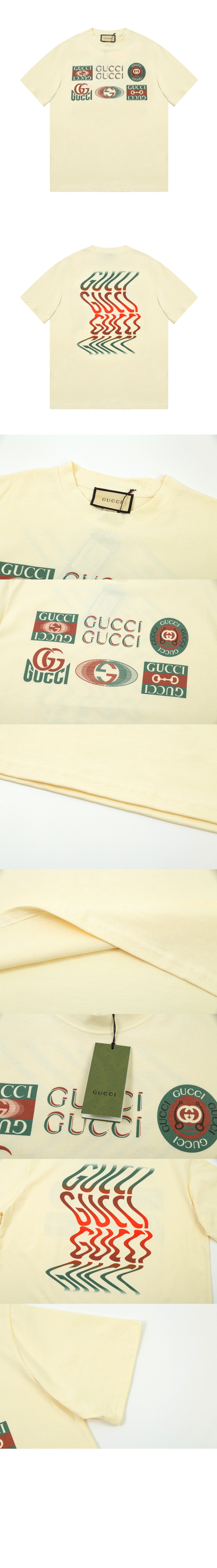 미러급레플리카사이트 | 명품레플리카 전문 쇼핑몰  | 퍼스트원 - 로고 프린트 반팔 > 구찌