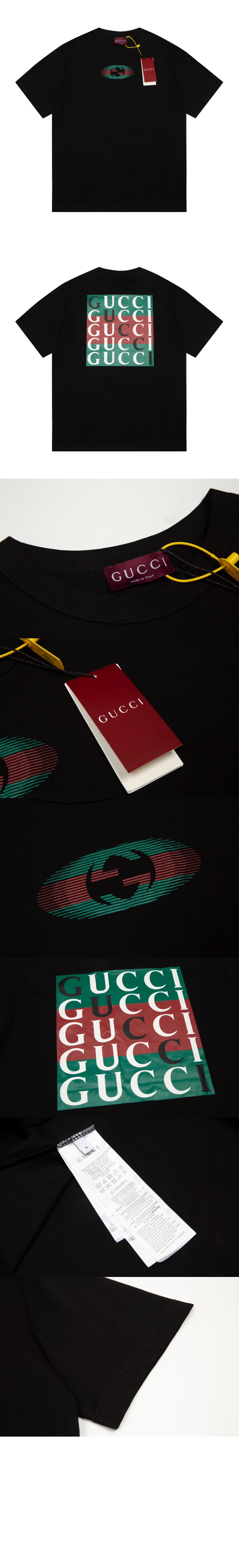 미러급레플리카사이트 | 명품레플리카 전문 쇼핑몰  | 퍼스트원 - 로고 프린트 반팔 > 구찌