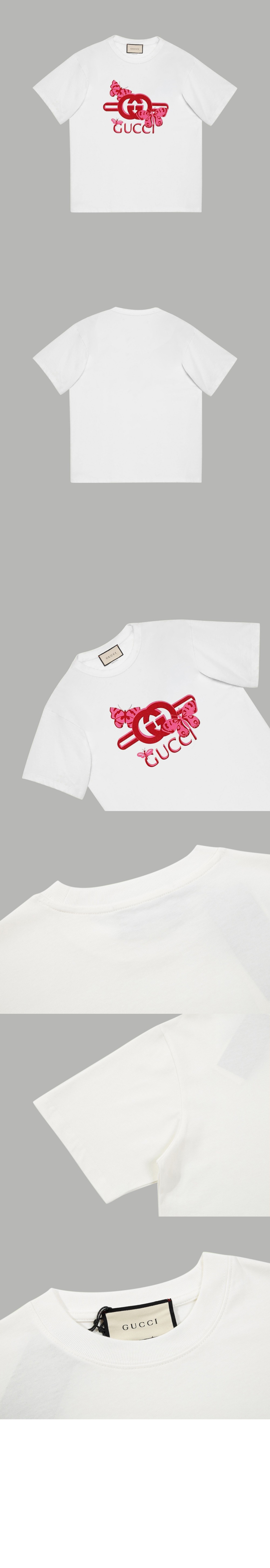 미러급레플리카사이트 | 명품레플리카 전문 쇼핑몰  | 퍼스트원 - 로고 프린트 반팔 > 구찌