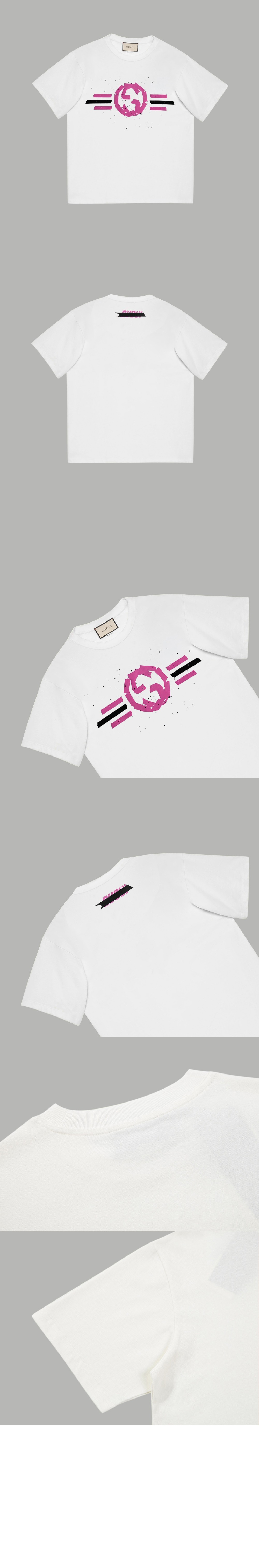 미러급레플리카사이트 | 명품레플리카 전문 쇼핑몰  | 퍼스트원 - 로고 프린트 반팔 > 구찌