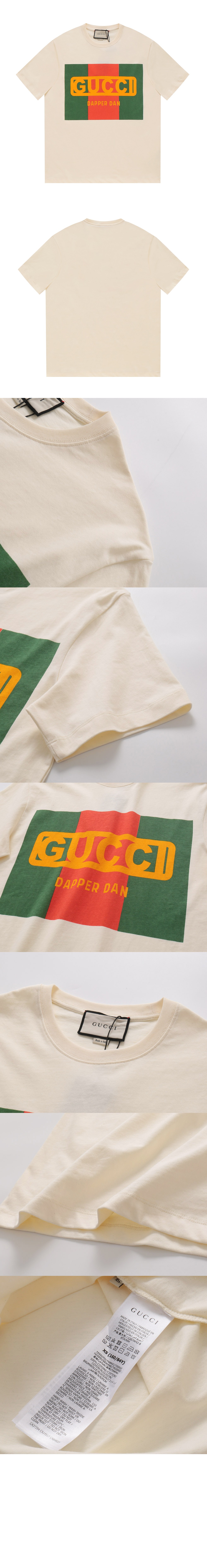 미러급레플리카사이트 | 명품레플리카 전문 쇼핑몰  | 퍼스트원 - 로고 프린트 반팔 > 구찌