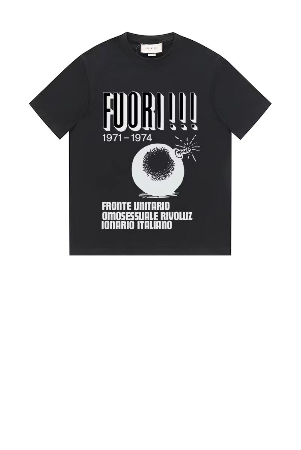 미러급레플리카사이트 | 명품레플리카 전문 쇼핑몰  | 퍼스트원 - 로고 프린트 반팔 > 구찌