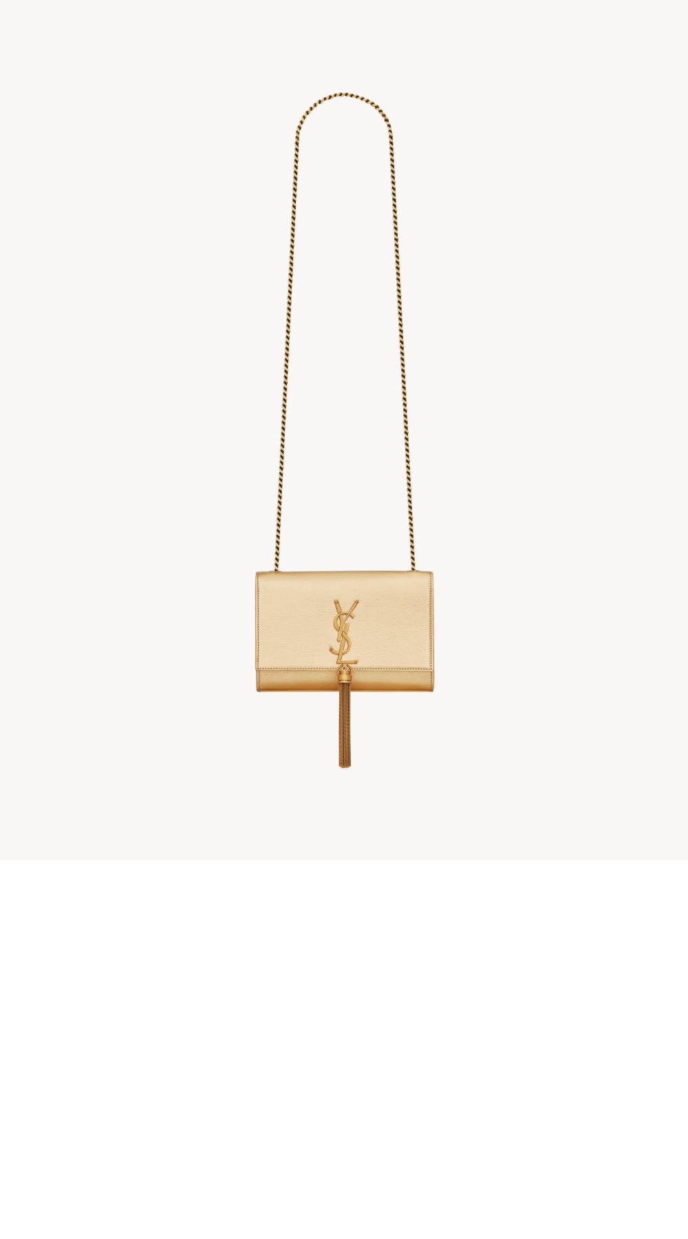 미러급레플리카사이트 | 명품레플리카 전문 쇼핑몰  | 퍼스트원 - 메탈릭 가죽 소재의 KATE 스몰 태슬백 474366 > 생로랑