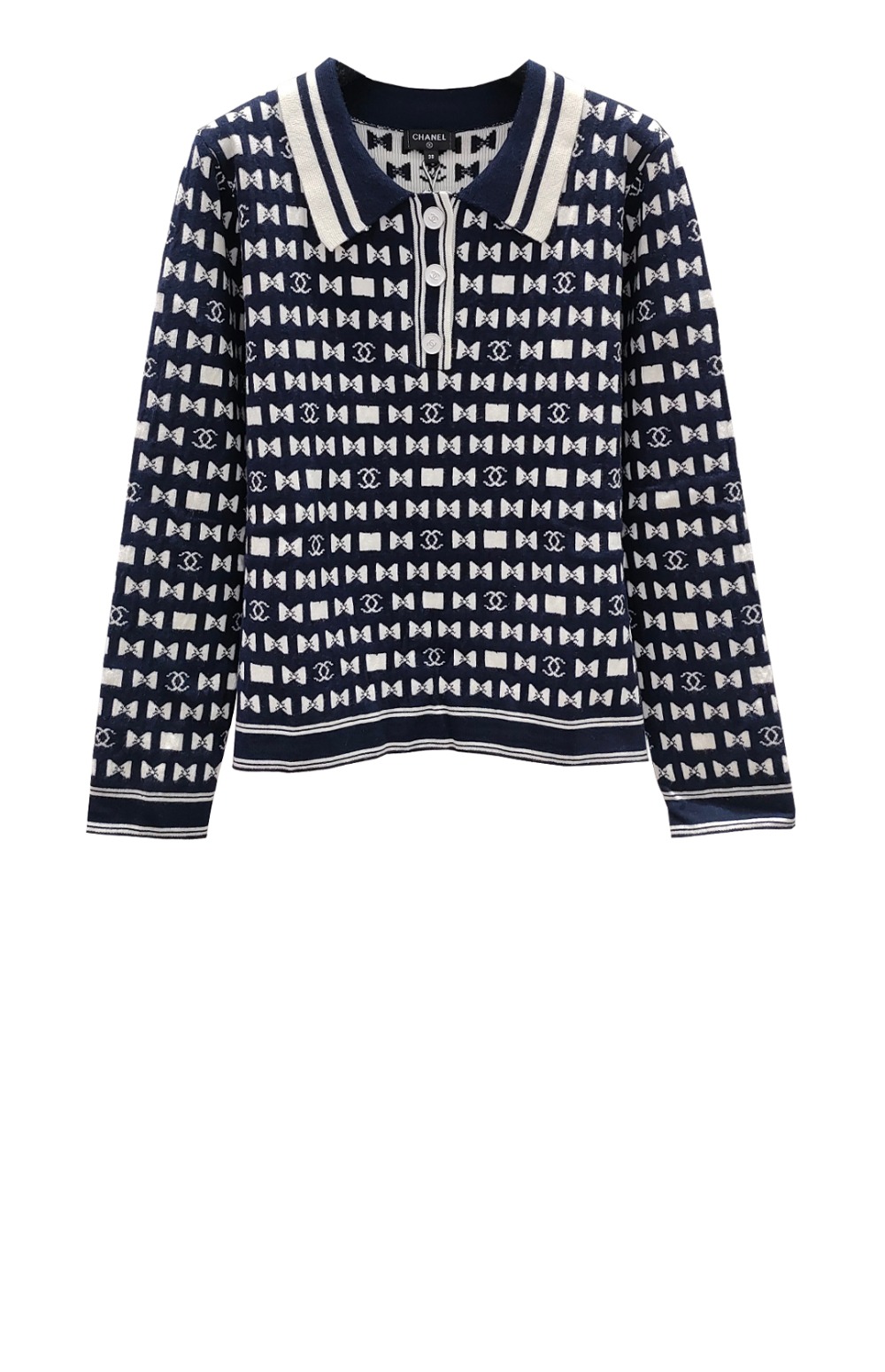 미러급레플리카사이트 | 명품레플리카 전문 쇼핑몰  | 퍼스트원 - 로고 니트 상의 > 샤넬