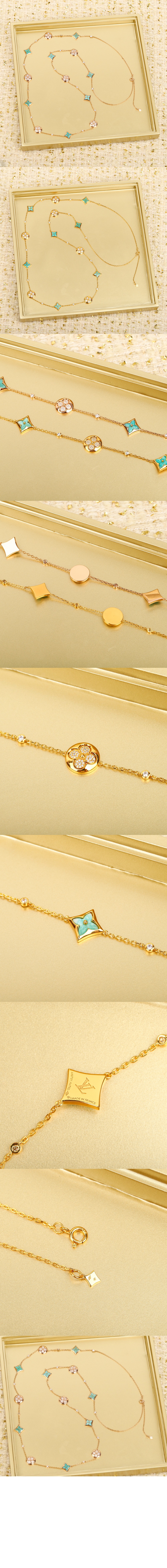 미러급레플리카사이트 | 명품레플리카 전문 쇼핑몰  | 퍼스트원 - 컬러 블라썸 BB 멀티 패턴 롱 목걸이 Q94887 > 루이비통