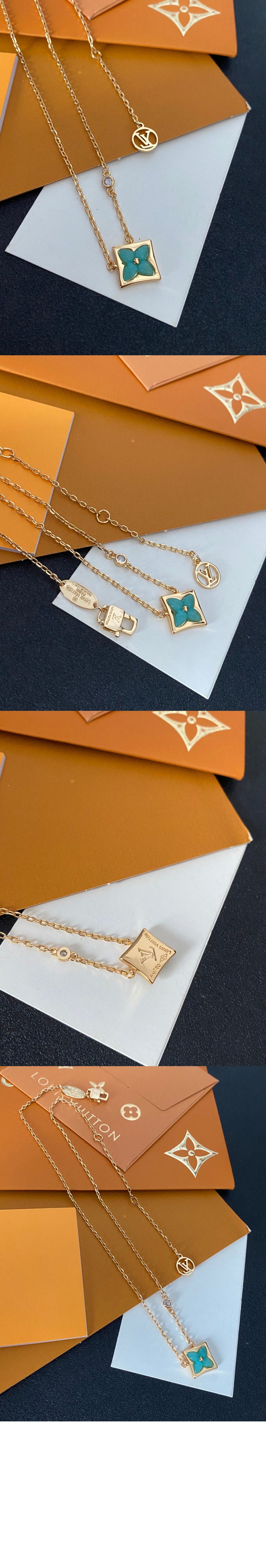 미러급레플리카사이트 | 명품레플리카 전문 쇼핑몰  | 퍼스트원 - 컬러 블라썸 BB 스타 펜던트  목걸이 Q03276 > 루이비통