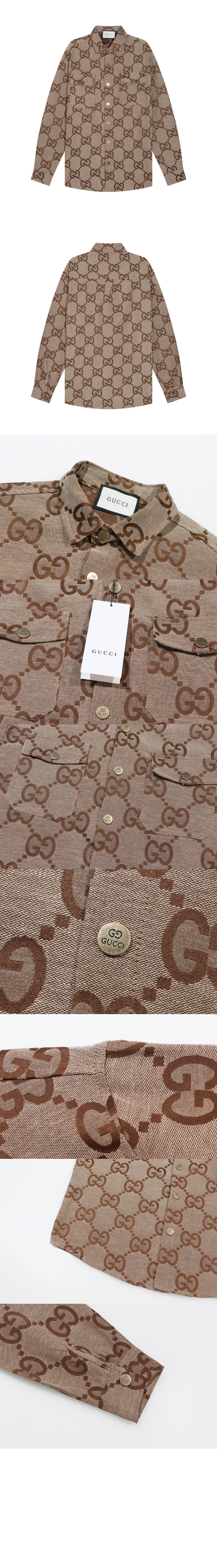 미러급레플리카사이트 | 명품레플리카 전문 쇼핑몰  | 퍼스트원 - 로고 프린트 셔츠 톱 > 구찌