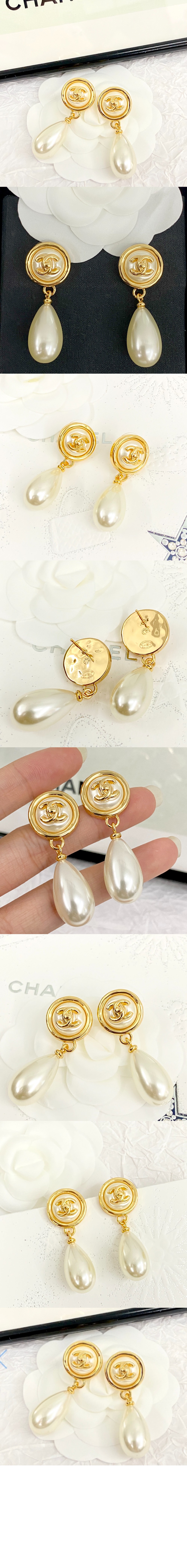 미러급레플리카사이트 | 명품레플리카 전문 쇼핑몰  | 퍼스트원 - 진주 클립온 펜던트 귀걸이  ABD692 > 샤넬
