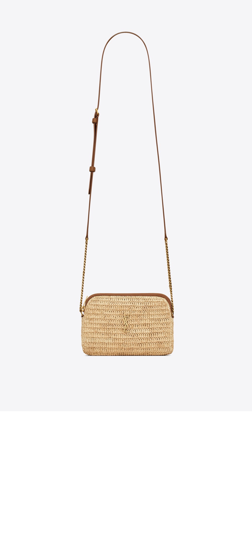 미러급레플리카사이트 | 명품레플리카 전문 쇼핑몰  | 퍼스트원 - 라피아 및 베지터블 태닝 가죽 소재의 GABY 지퍼 파우치 774293 > 생로랑