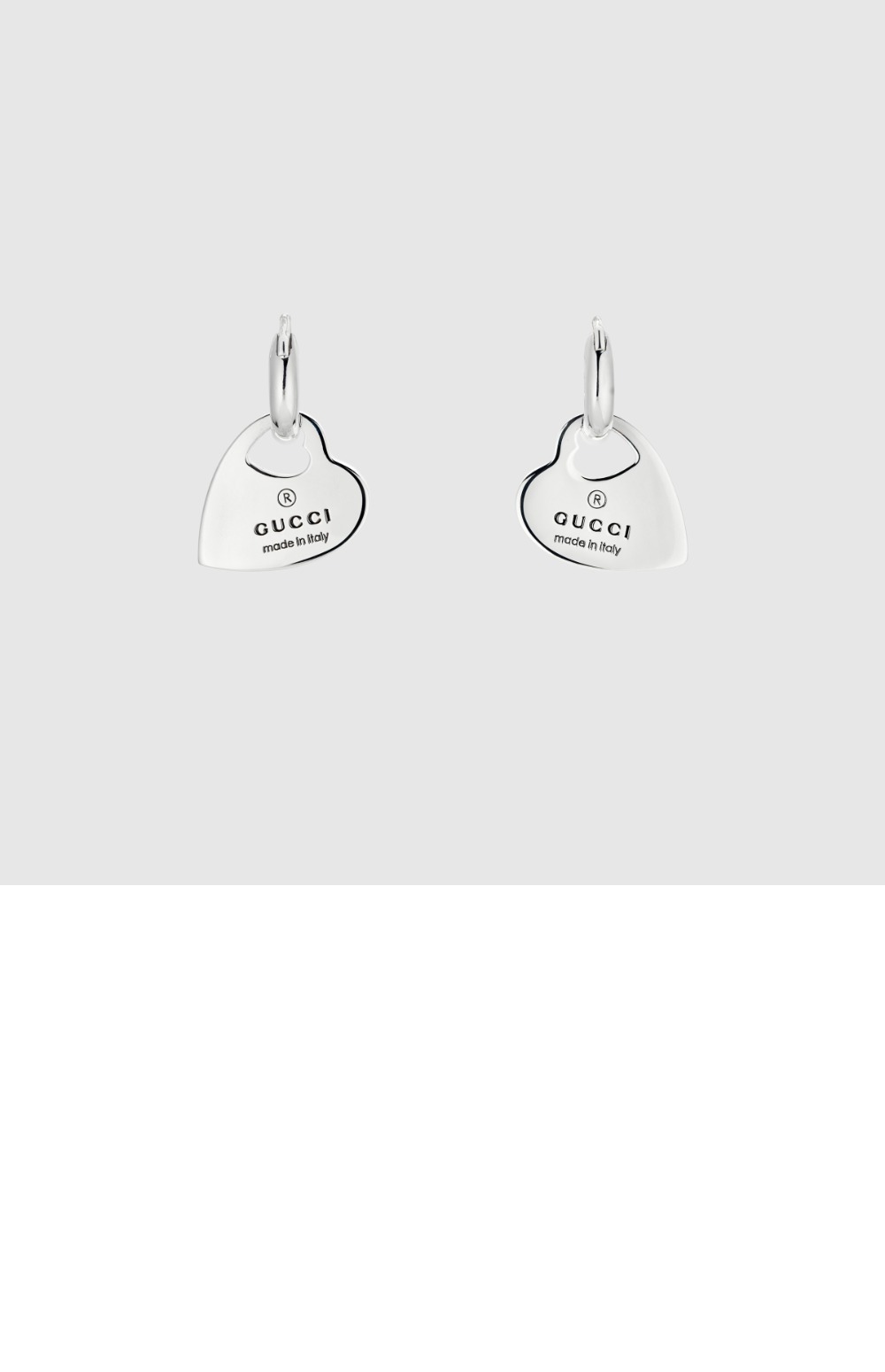 미러급레플리카사이트 | 명품레플리카 전문 쇼핑몰  | 퍼스트원 - 펜던트가 포함된 트레이드마크 후프 귀걸이 796302 > 구찌