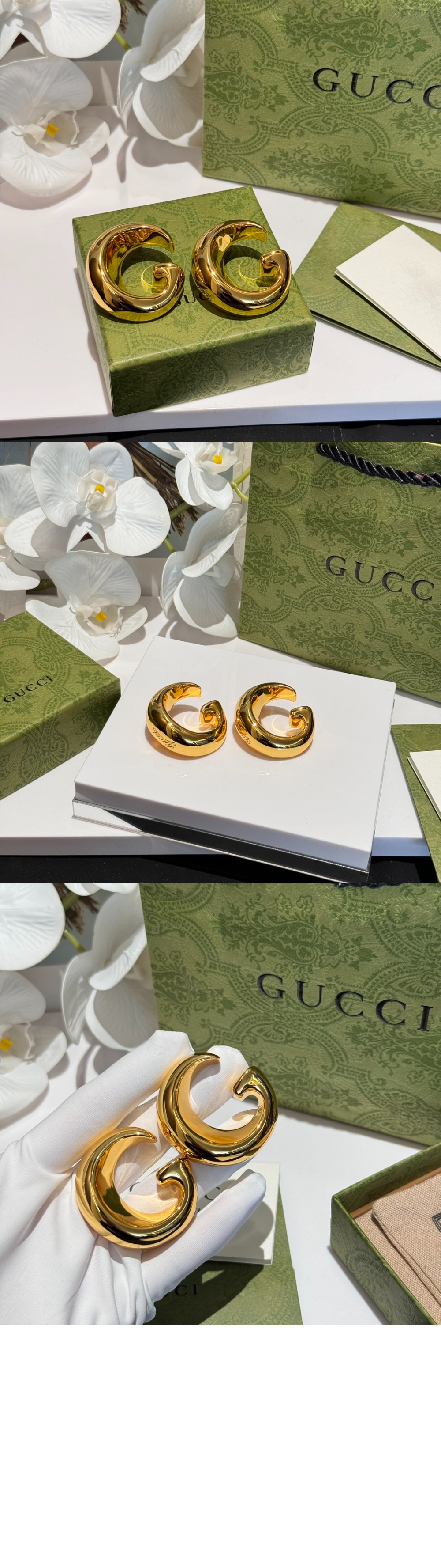 미러급레플리카사이트 | 명품레플리카 전문 쇼핑몰  | 퍼스트원 - G 모티브 귀걸이 789040 > 구찌