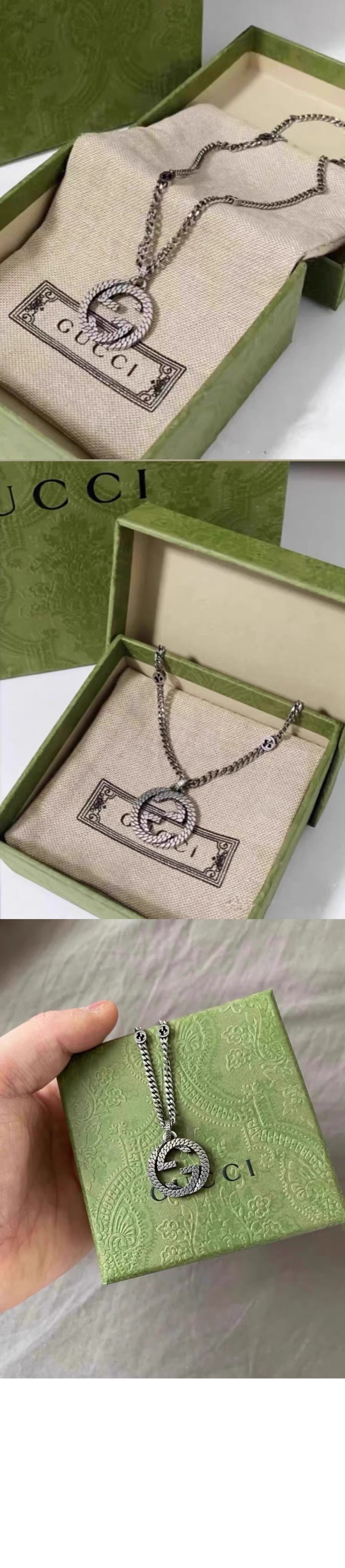 미러급레플리카사이트 | 명품레플리카 전문 쇼핑몰  | 퍼스트원 - 인터로킹 목걸이 ‎678651 > 구찌