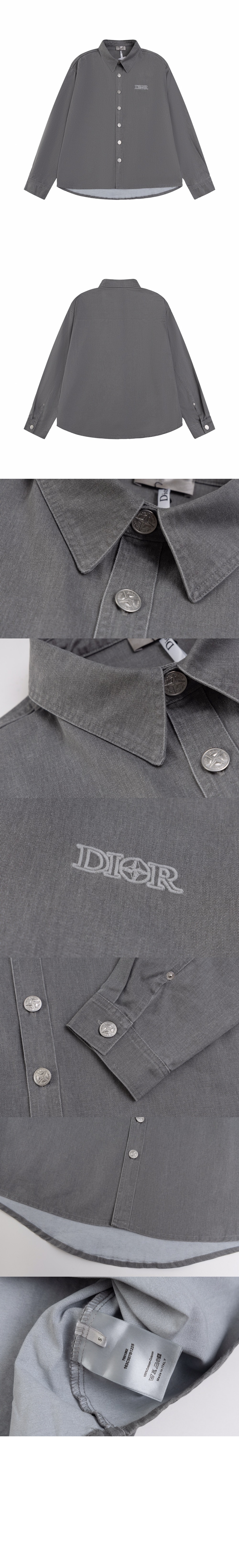 미러급레플리카사이트 | 명품레플리카 전문 쇼핑몰  | 퍼스트원 - 로고 프린트 셔츠 톱 > 디올