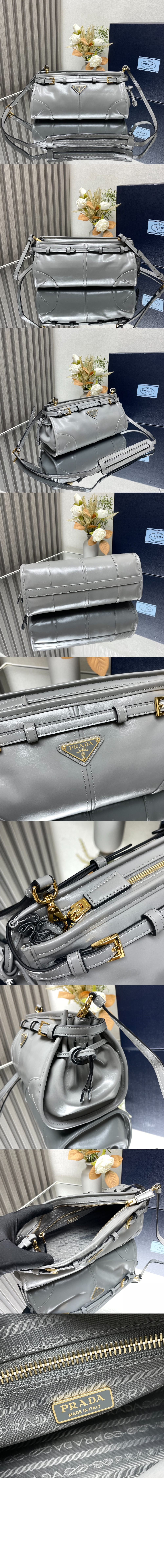 미러급레플리카사이트 | 명품레플리카 전문 쇼핑몰  | 퍼스트원 - 스몰 가죽 숄더백 1BH215 > 프라다