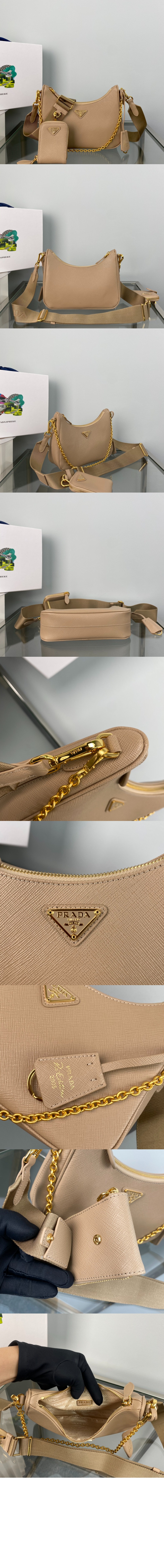 미러급레플리카사이트 | 명품레플리카 전문 쇼핑몰  | 퍼스트원 - 프라다 리에디션 가죽 숄더백 1BH204 > 프라다