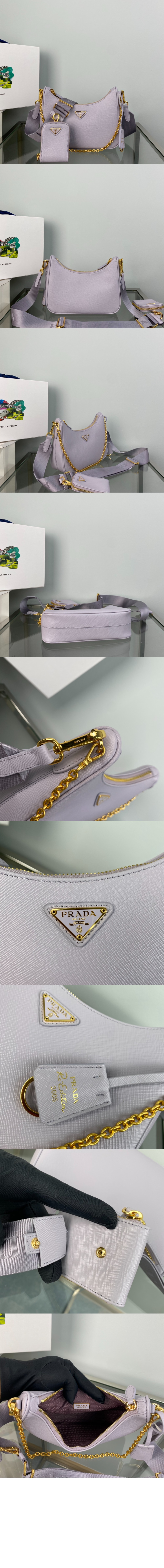 미러급레플리카사이트 | 명품레플리카 전문 쇼핑몰  | 퍼스트원 - 프라다 리에디션 가죽 숄더백 1BH204 > 프라다