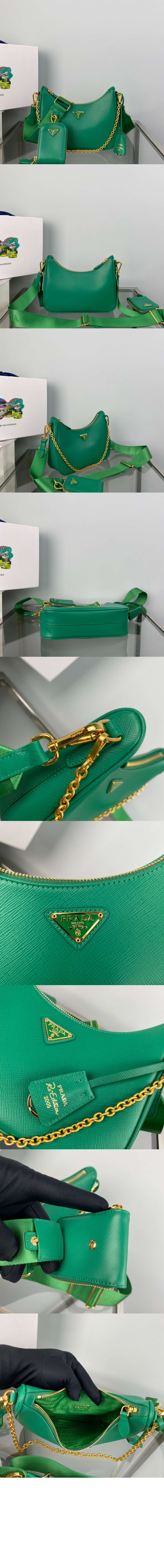 미러급레플리카사이트 | 명품레플리카 전문 쇼핑몰  | 퍼스트원 - 프라다 리에디션 가죽 숄더백 1BH204 > 프라다