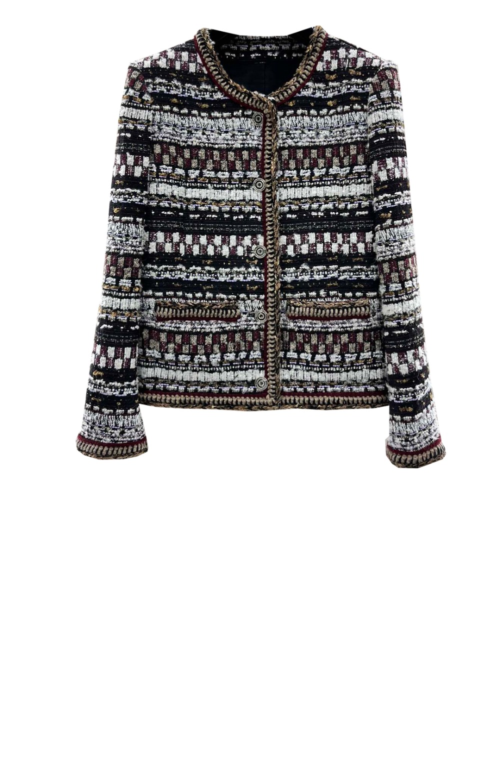 미러급레플리카사이트 | 명품레플리카 전문 쇼핑몰  | 퍼스트원 - 로고 니트 코트 > 샤넬