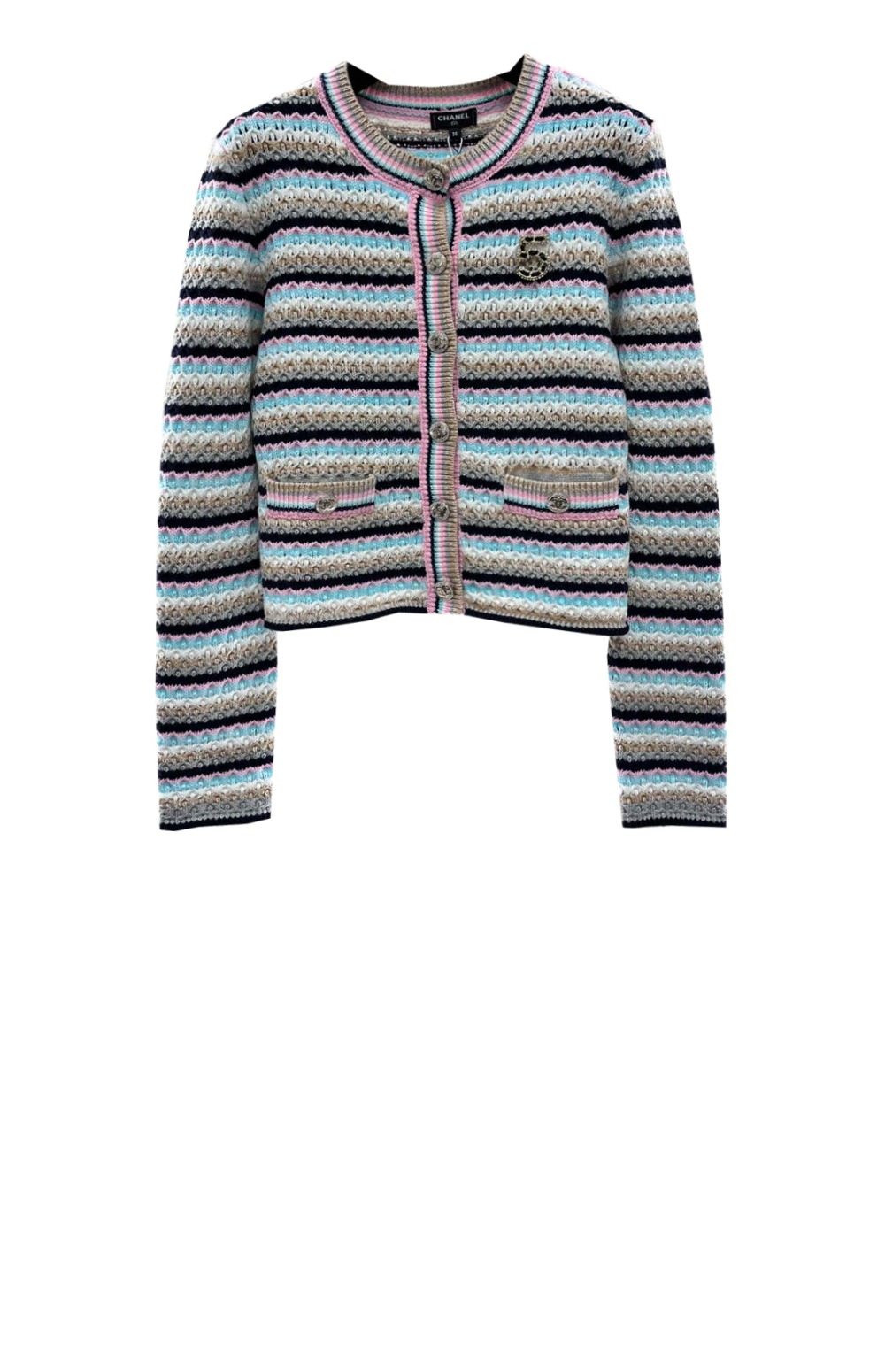 미러급레플리카사이트 | 명품레플리카 전문 쇼핑몰  | 퍼스트원 - 로고 니트 코트 > 샤넬