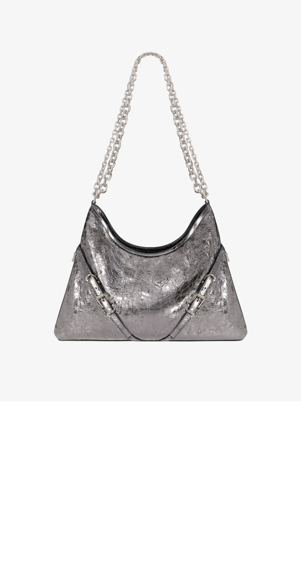 미러급레플리카사이트 | 명품레플리카 전문 쇼핑몰  | 퍼스트원 - 부아유 Chain 라미네이티드 가죽 미디엄백 > 지방시