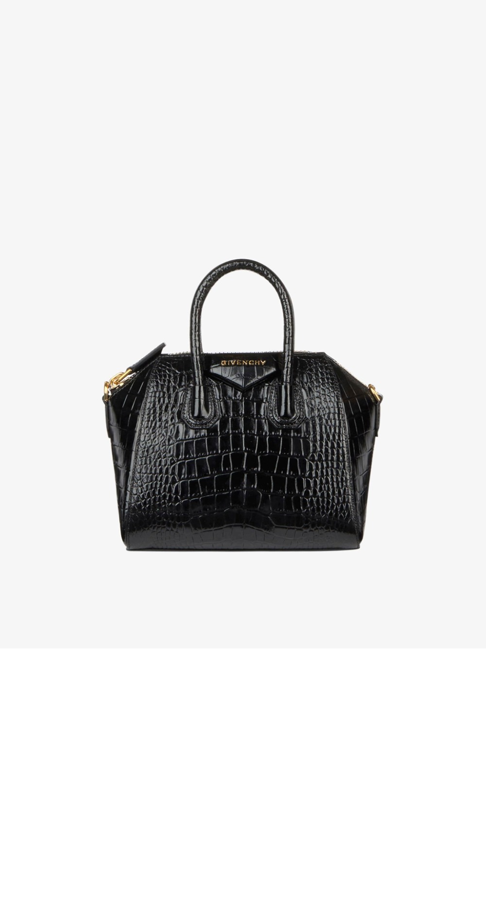 미러급레플리카사이트 | 명품레플리카 전문 쇼핑몰  | 퍼스트원 - 안티고나 크로커다일 스타일 가죽 미니백 > 지방시