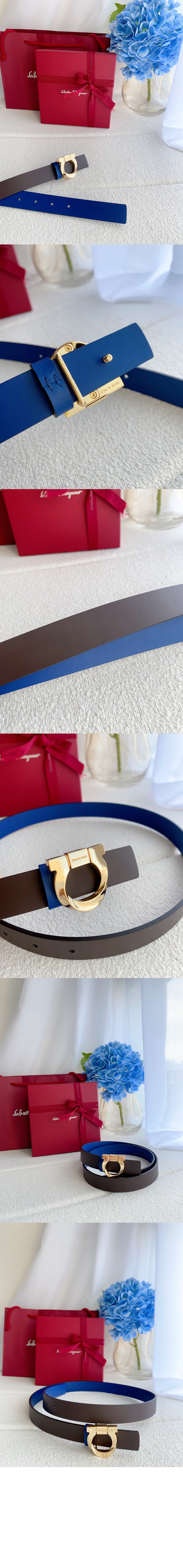 미러급레플리카사이트 | 명품레플리카 전문 쇼핑몰  | 퍼스트원 - 리버서블 간치니 버클 벨트 771137 > 페레가모