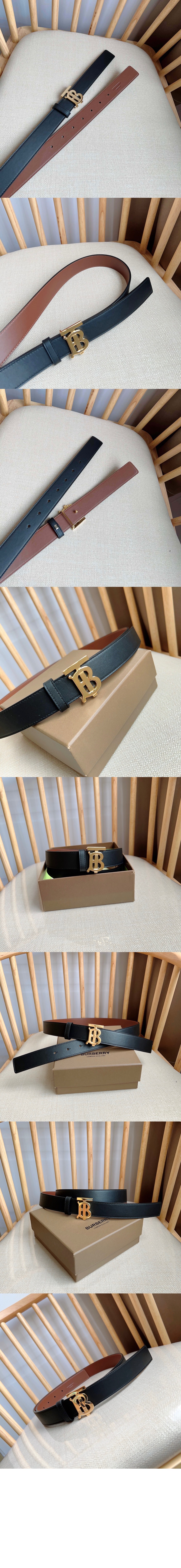 미러급레플리카사이트 | 명품레플리카 전문 쇼핑몰  | 퍼스트원 - 리버시블 레더 TB 벨트 80666501 > 버버리