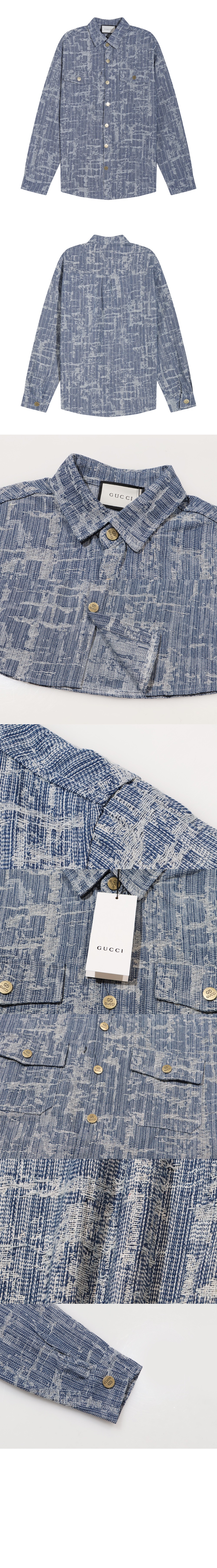 미러급레플리카사이트 | 명품레플리카 전문 쇼핑몰  | 퍼스트원 - 로고 프린트 셔츠 톱 > 구찌