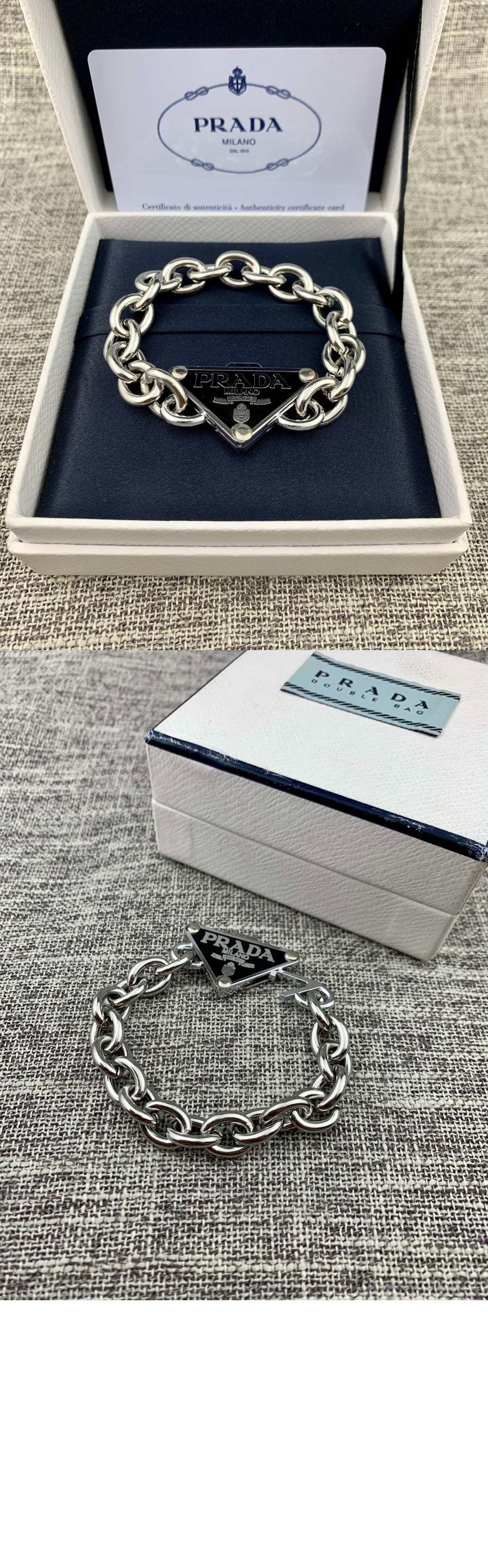 미러급레플리카사이트 | 명품레플리카 전문 쇼핑몰  | 퍼스트원 - 보석 로고 팔찌 1JB303 > 프라다