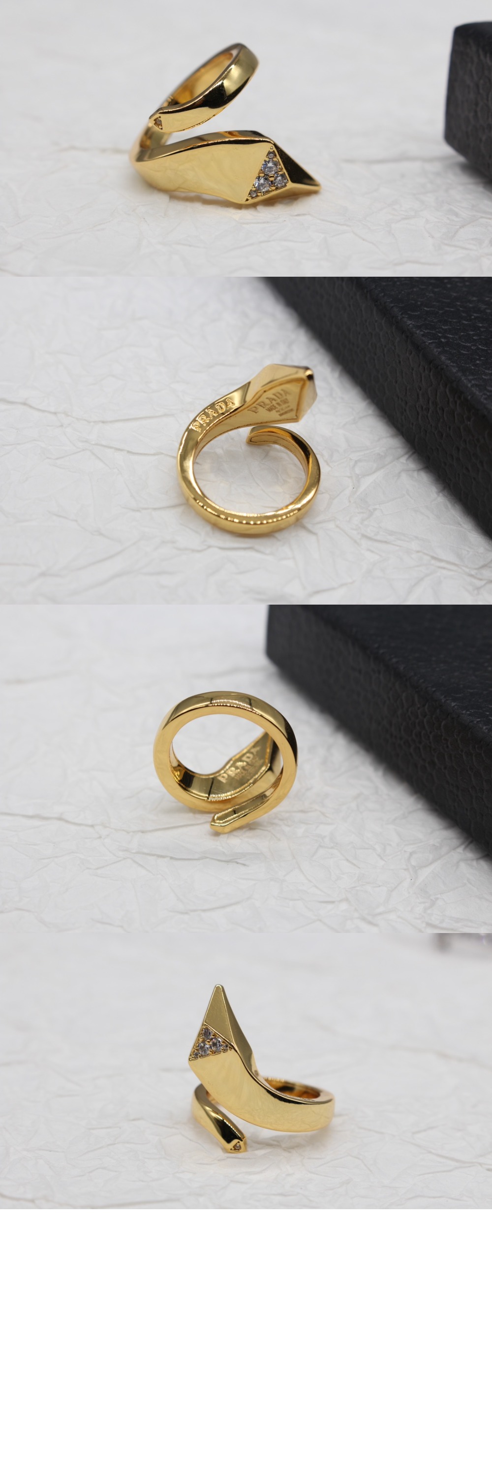 미러급레플리카사이트 | 명품레플리카 전문 쇼핑몰  | 퍼스트원 - 이터널 골드 스네이크 미니 반지 1JA138 > 프라다