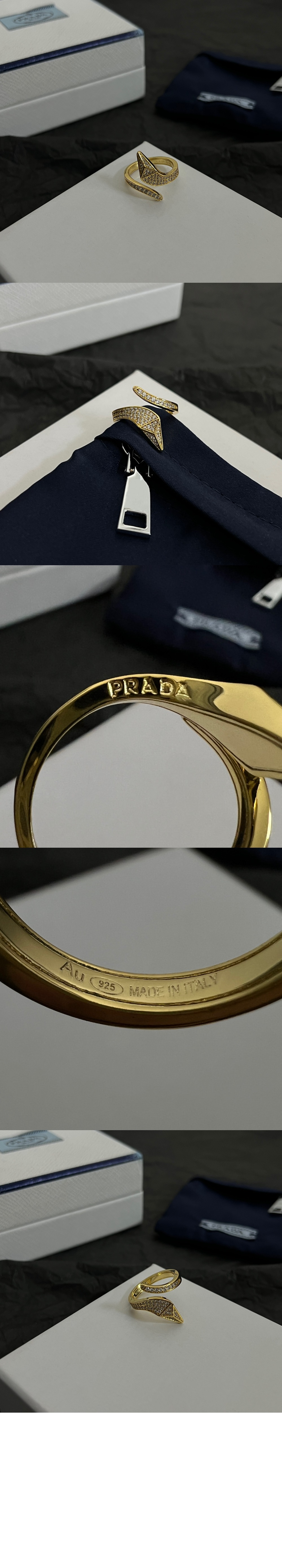 미러급레플리카사이트 | 명품레플리카 전문 쇼핑몰  | 퍼스트원 - 이터널 골드 스네이크 미니 링 1JA142 > 프라다